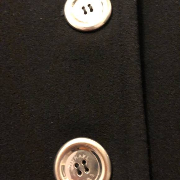 MICHAEL KORS Black Wool Winter Coat - Picture 5 of 5